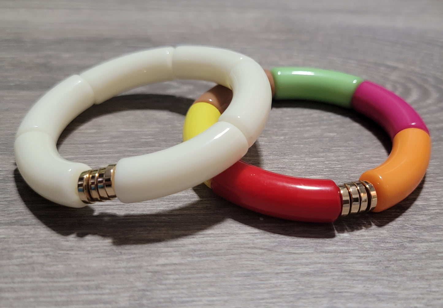 Amaya Bamboo Style Bangle Bracelet