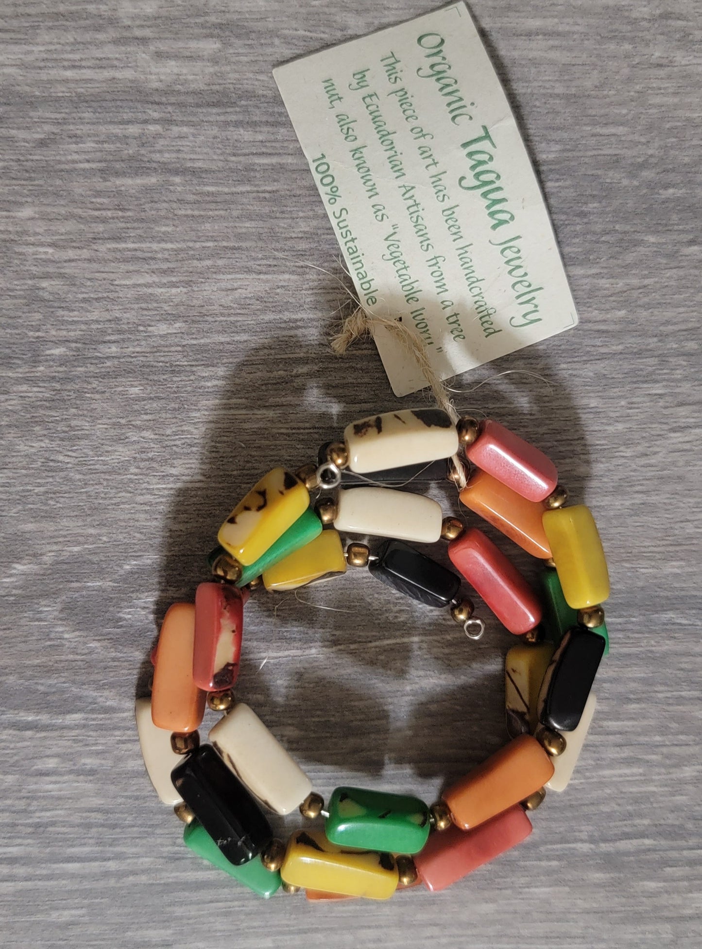 Tagua Spiral Bracelet