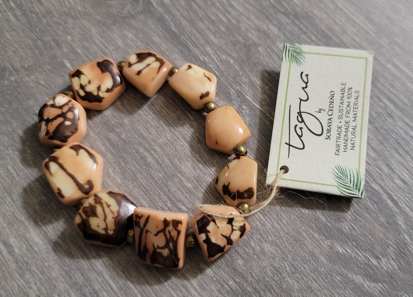 Tagua Stretch Bracelet
