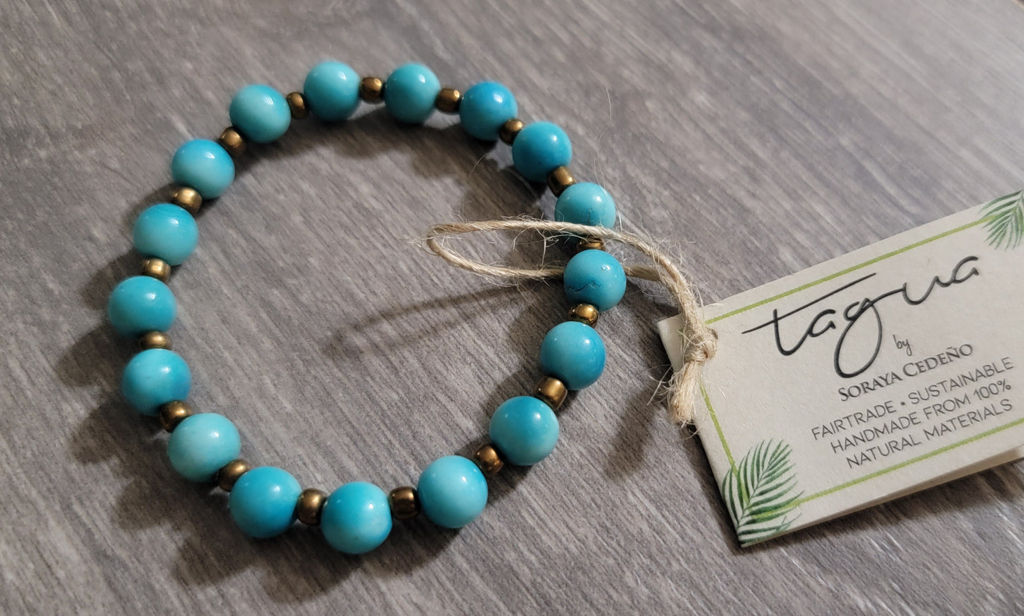 Tagua Stretch Bracelet