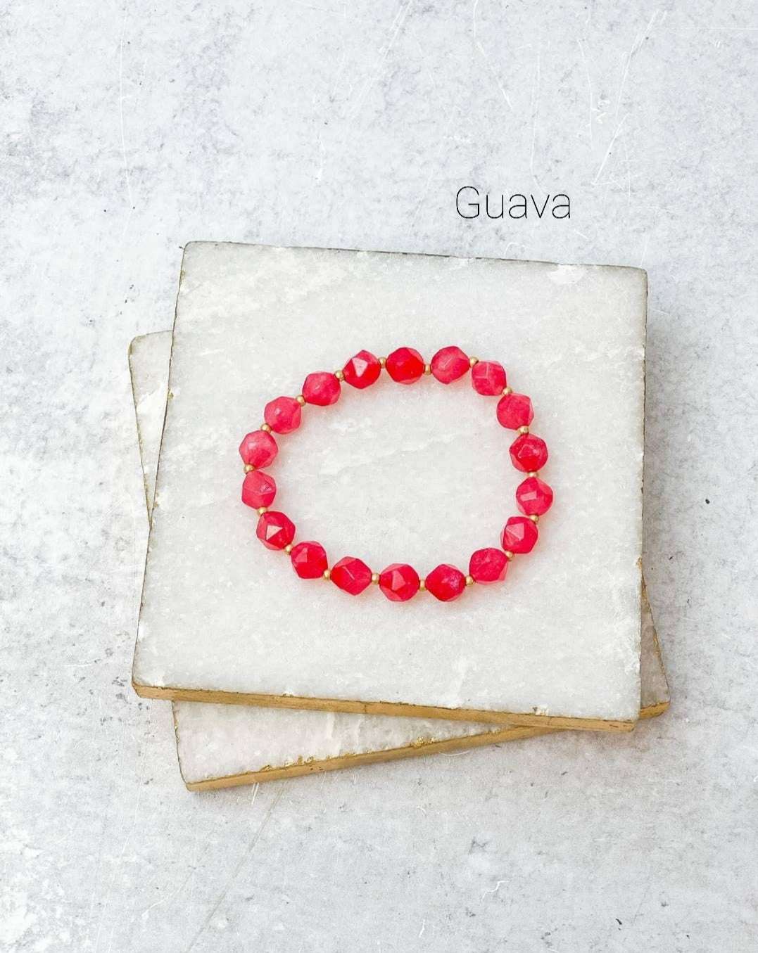 Semi Precious Stretch Bracelet