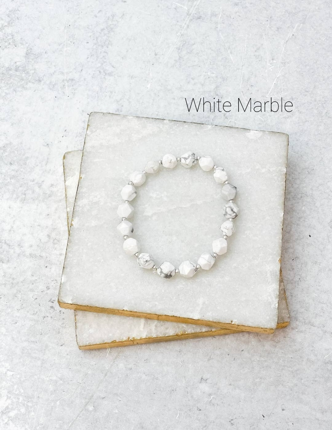 Semi Precious Stretch Bracelet