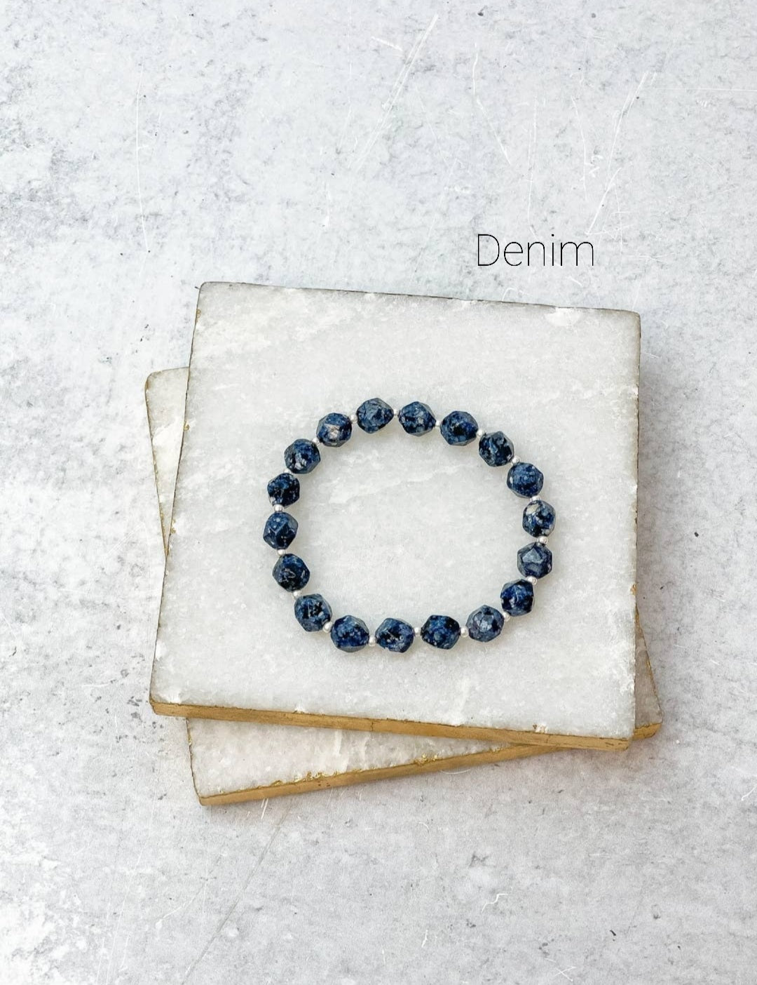 Semi Precious Stretch Bracelet