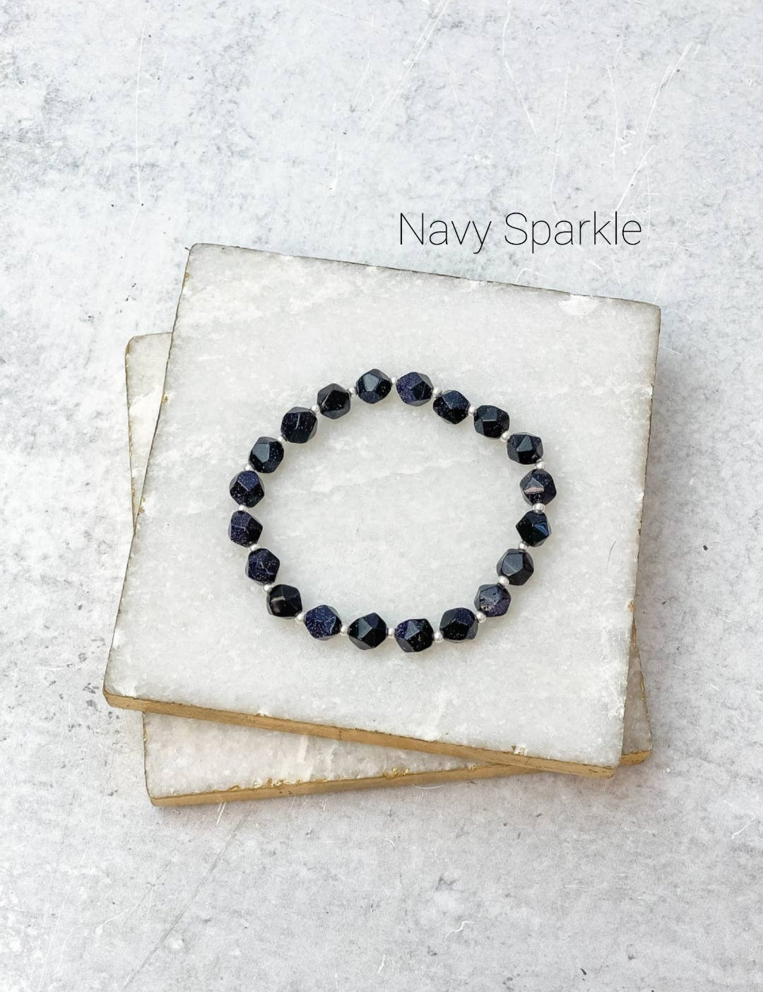 Semi Precious Stretch Bracelet