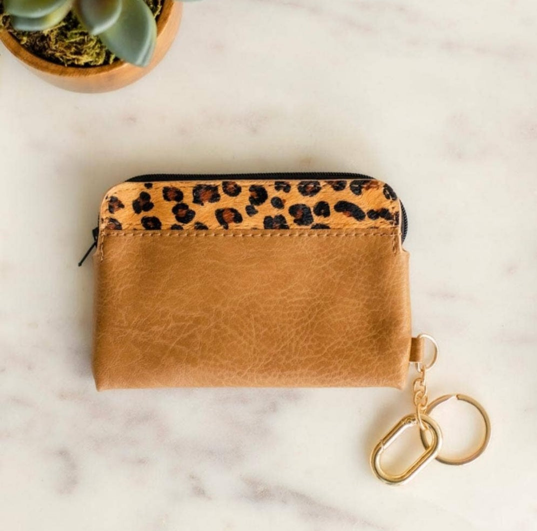 Lexie Leather Cardholder W/ Zipper