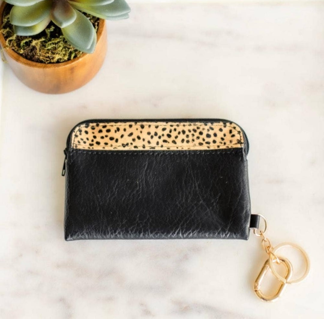 Lexie Leather Cardholder W/ Zipper