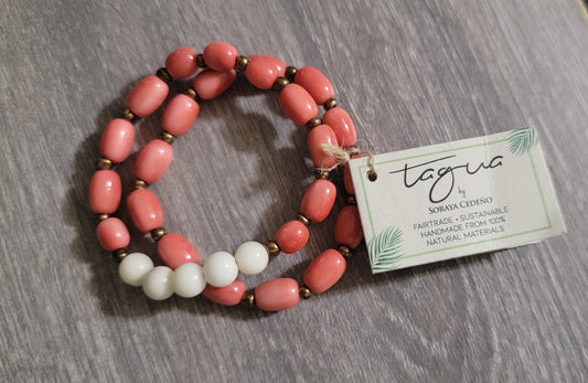 Tagua Stretch Bracelet Set