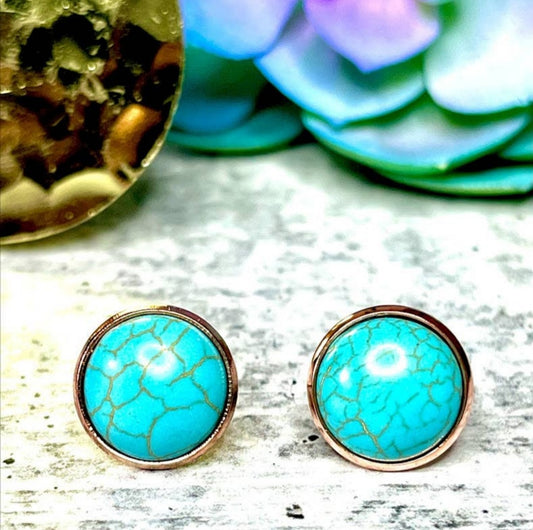 Turquoise Stud Earrings